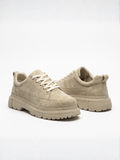 Apollo Moda men's Vantage Beige height-boost shoe, fourth angle