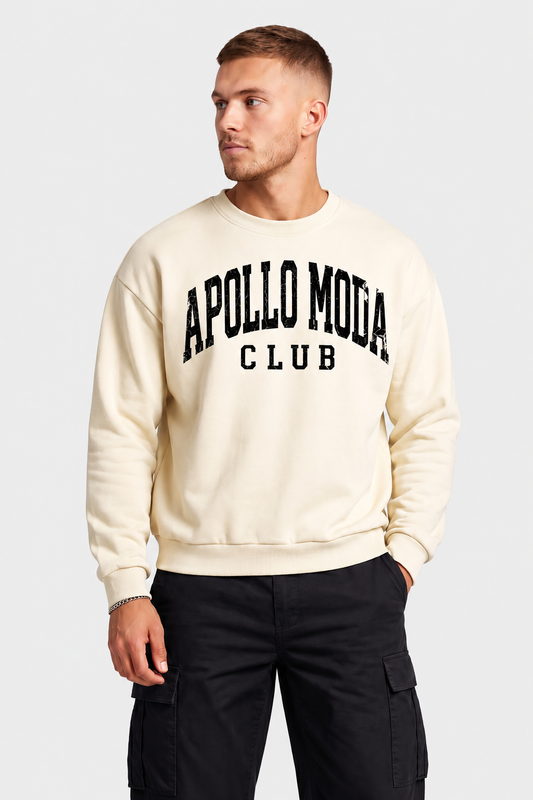 Club Collegiate Oversized Crewneck Sweatshirt