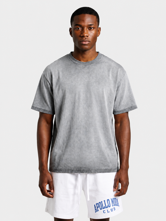 Washed Gradient Stir Oversized Heavyweight Tee