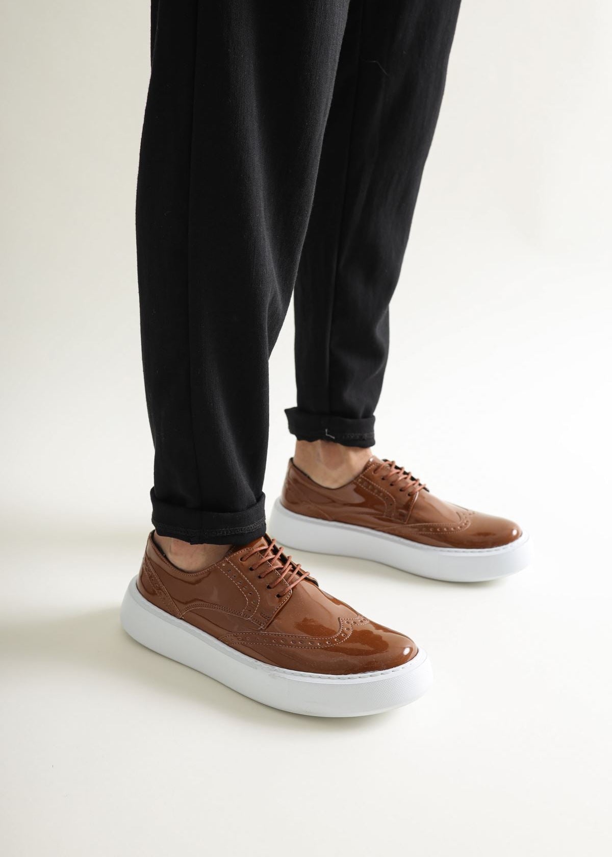 Empoli Earthy Luxe dress shoe in brown by Apollo Moda, view 4