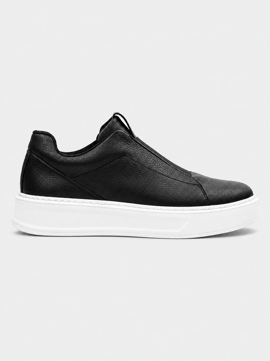 Izmir X-4 slip-on sneaker in black by Apollo Moda