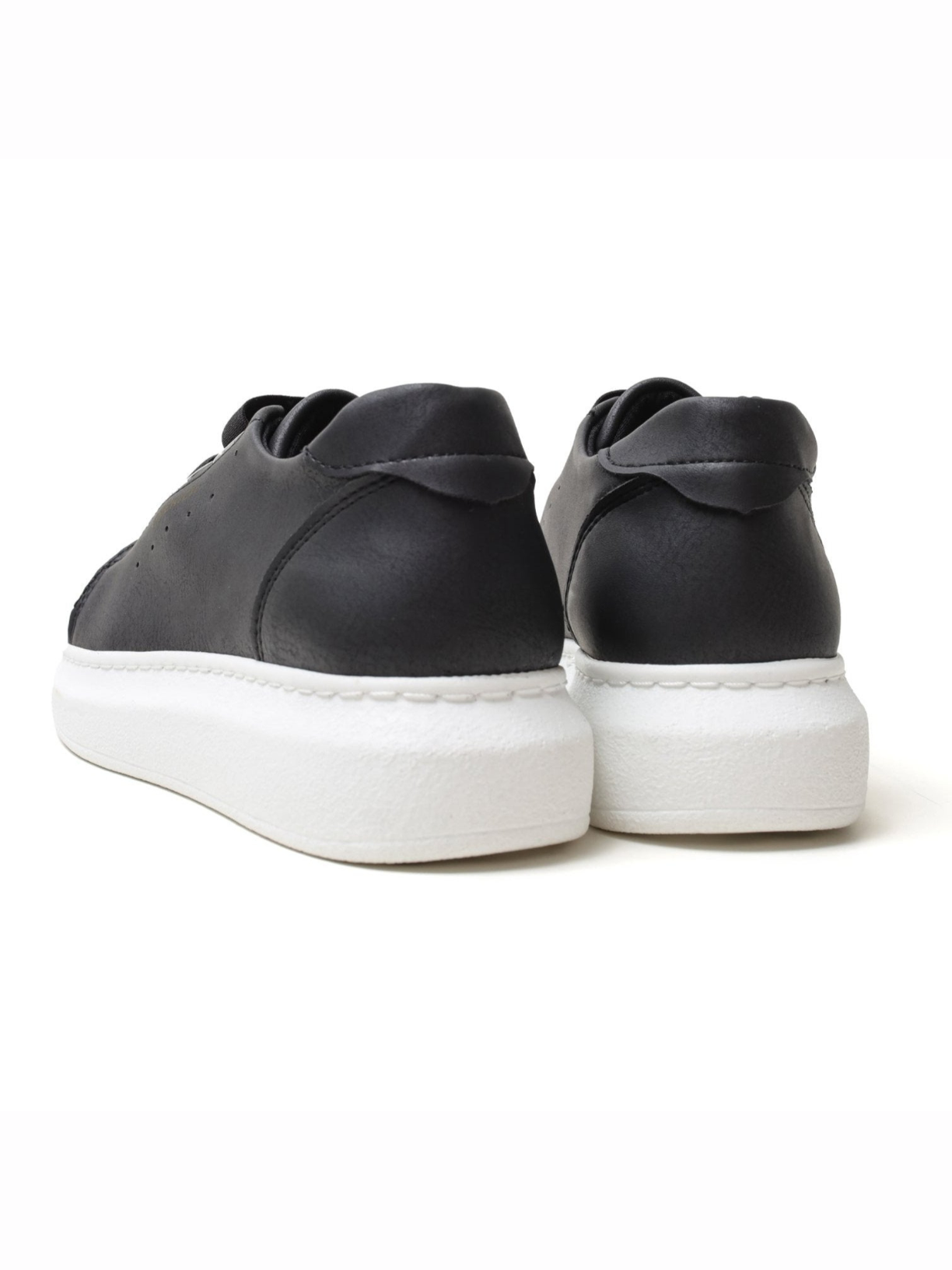 Luiz X Noir Contrast slip-on sneaker in black by Apollo Moda, view 6