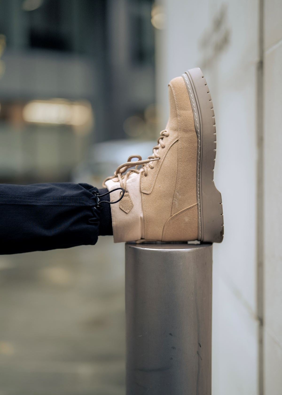 Monaco boot in beige by Apollo Moda, view 5