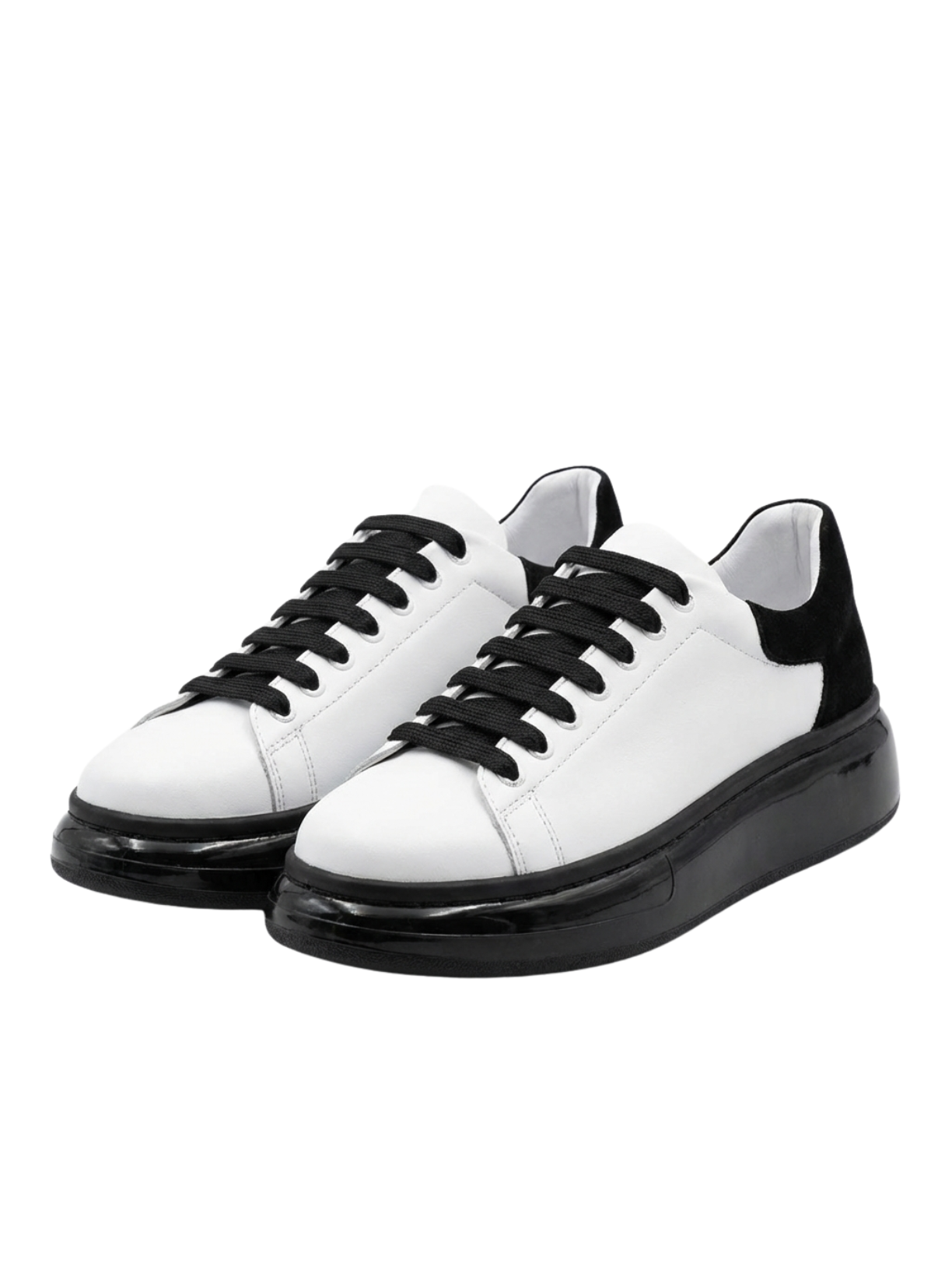Stark Monochrome Marvel casual sneaker in white and black by Apollo Moda, view 3