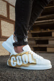 Zapatillas personalizadas pintadas a mano para hombre de Apollo Moda | Nestor COOL Gold