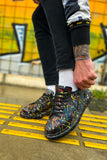 Zapatillas personalizadas pintadas a mano para hombre de Apollo Moda | Stardust Horizon