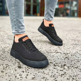 Low Top Knitted Casual Sneakers for Men by Apollo Moda | Kotor Midnight Artesanía