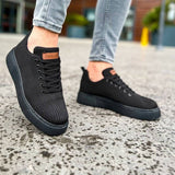 Low Top Knitted Casual Sneakers for Men by Apollo Moda | Kotor Midnight Artesanía