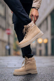 Botas Mónaco Beige Para Hombre