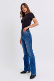 Judy Blue Full Size Run Mid-Rise Bootcut Jeans con forro térmico