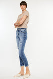 Vaqueros Kancan High Rise Distressed Mom Jeans