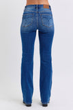 Judy Blue Full Size Run Mid-Rise Bootcut Jeans con forro térmico