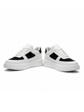Artemis Orion white and black casual sneaker by Apollo Moda, third angle