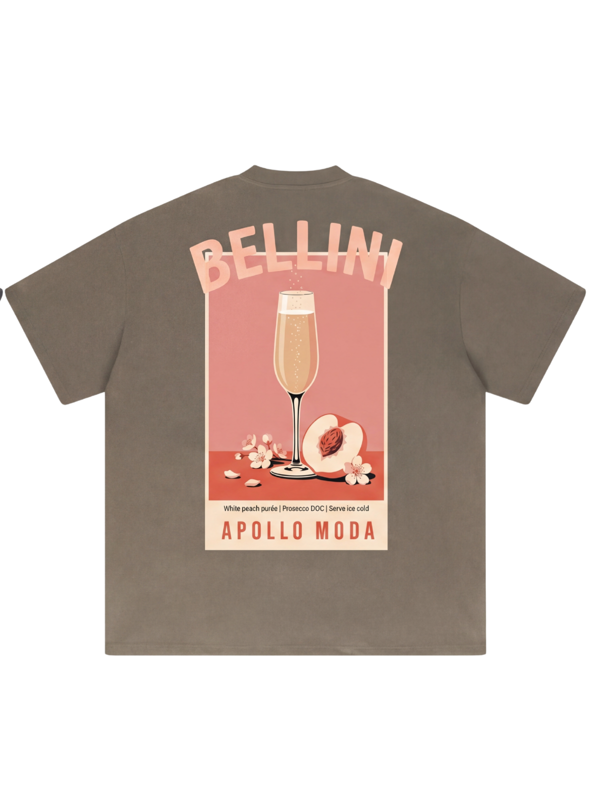 Camiseta gráfica pesada Bellini extragrande