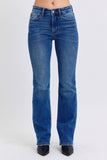 Judy Blue Full Size Run Mid-Rise Bootcut Jeans con forro térmico