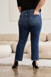 RFM Crop Dylan Pantalones vaqueros de talle alto con control de abdomen y cintura descubierta