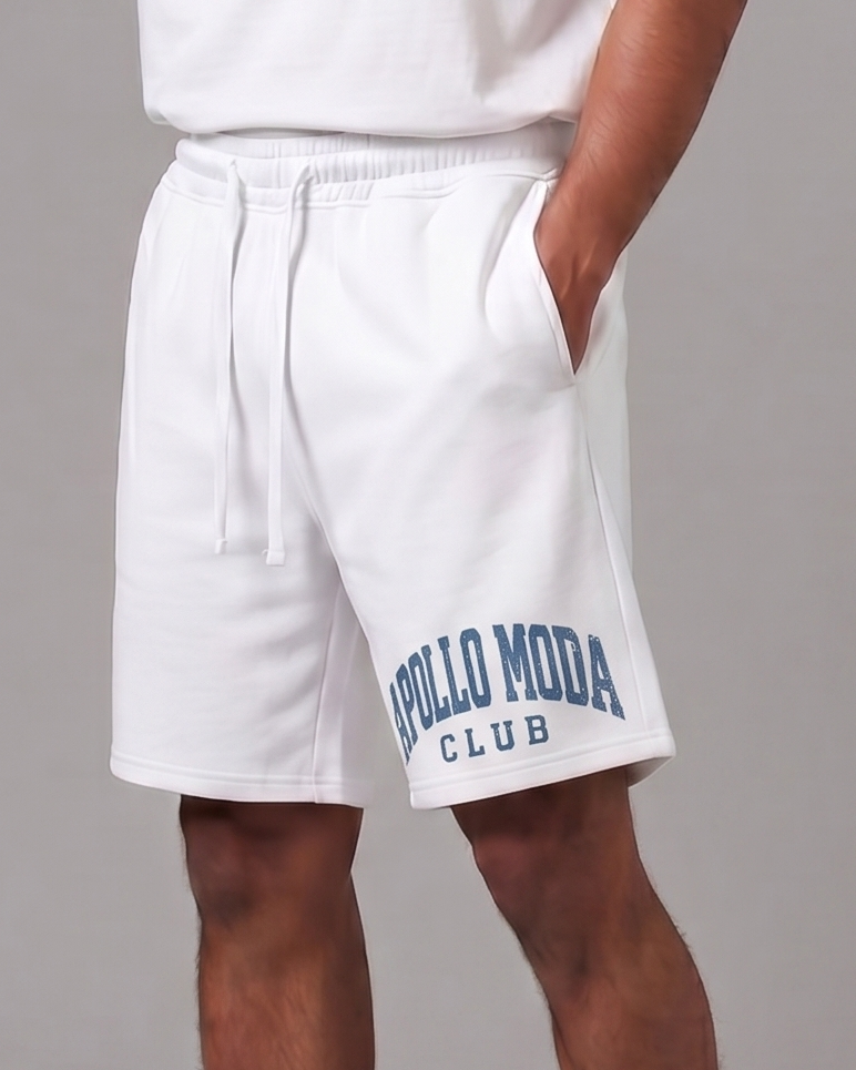 Club Collegiate sweat shorts by Apollo Moda, view 3