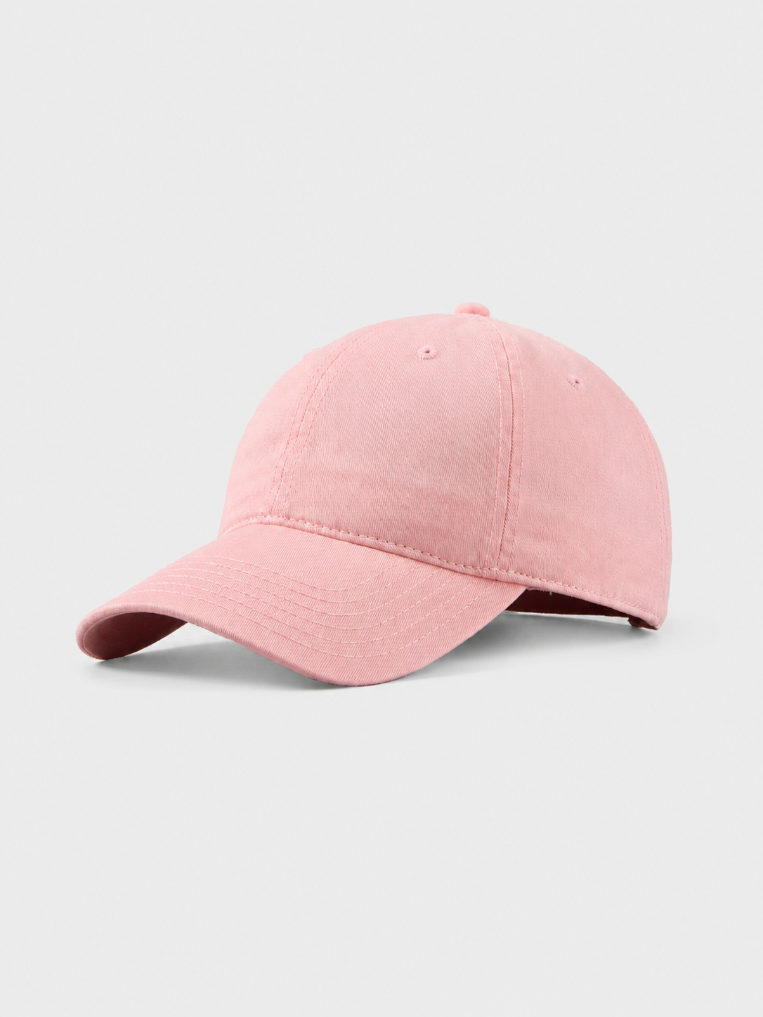 Cotton twill hat in blush rose by Apollo Moda, main product view