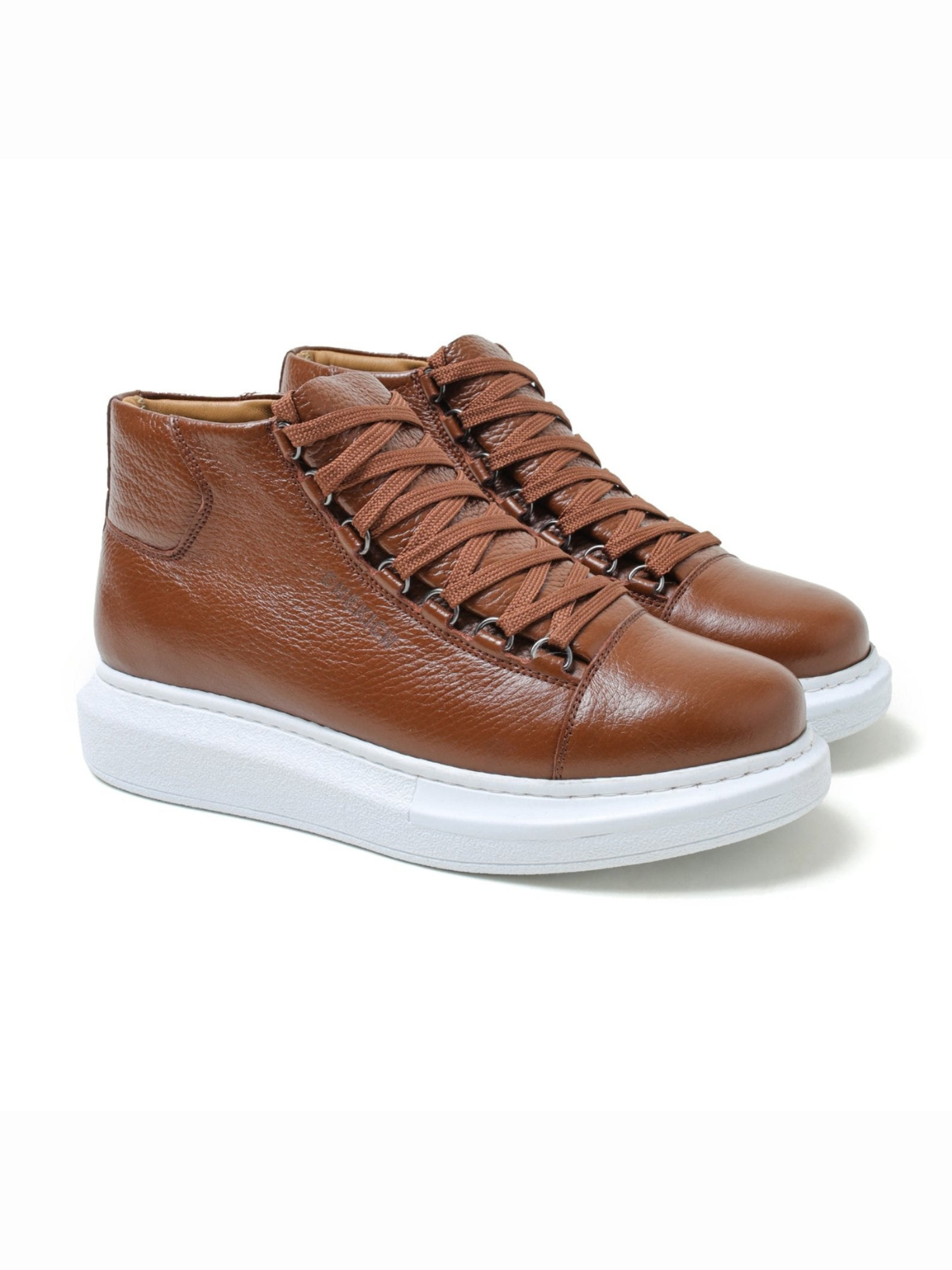 Kelly Rustic Rendezvous high-top boot in brown by Apollo Moda, view 3