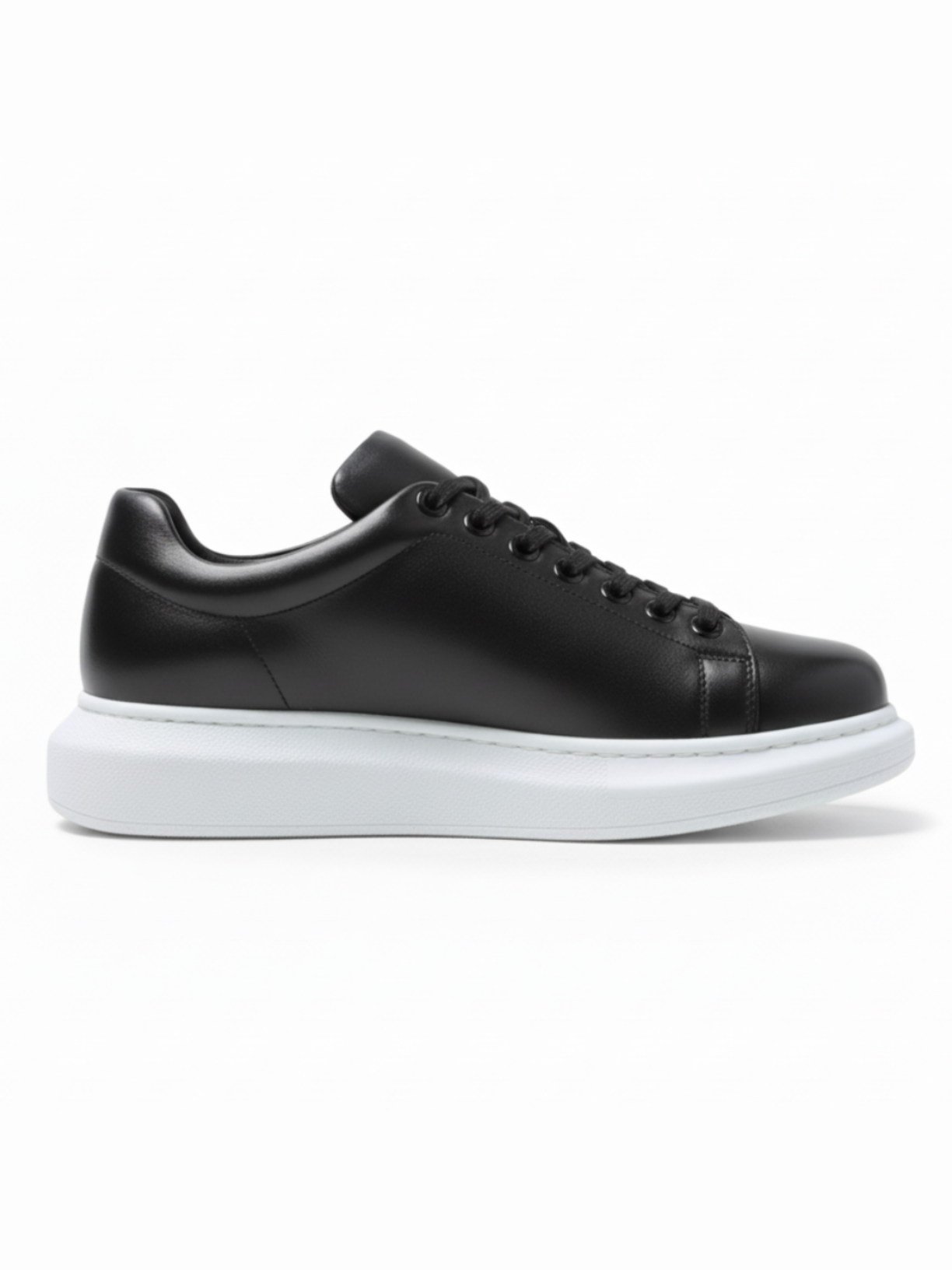 Pluto Shadow Black casual sneaker in black by Apollo Moda, view 3